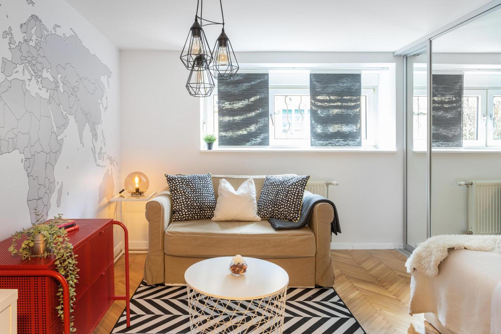 Modern Studio Near British Square Zagreb Dış mekan fotoğraf